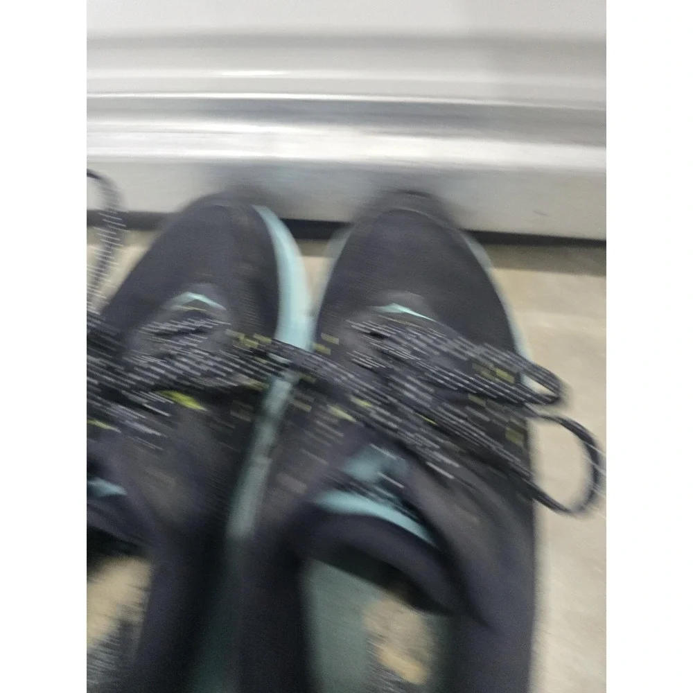 Hoka One One Challenger ATR‎ 6 Women's Trail Running Shoes Black Aqua Size 8B